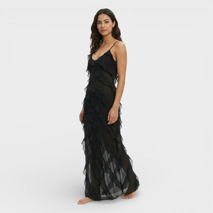 Abito elegante Con Volant donna