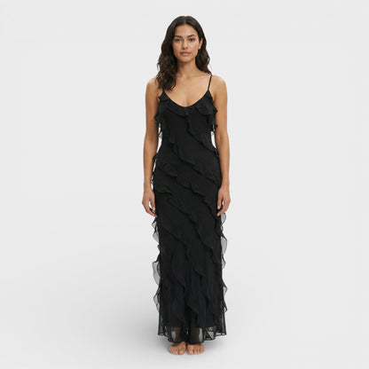 Abito elegante Con Volant donna