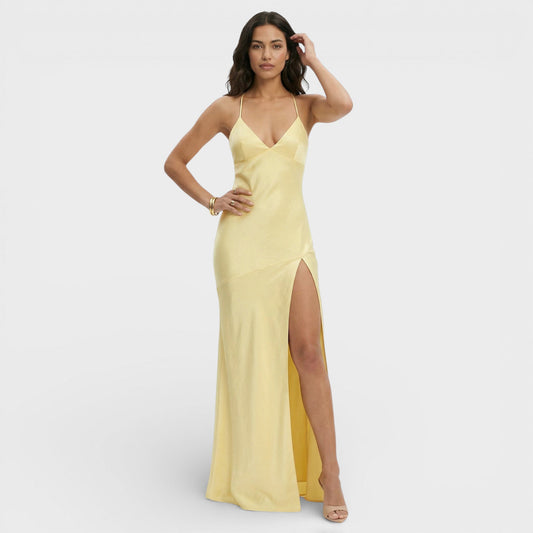 Abito maxi Spacco Elegante donna
