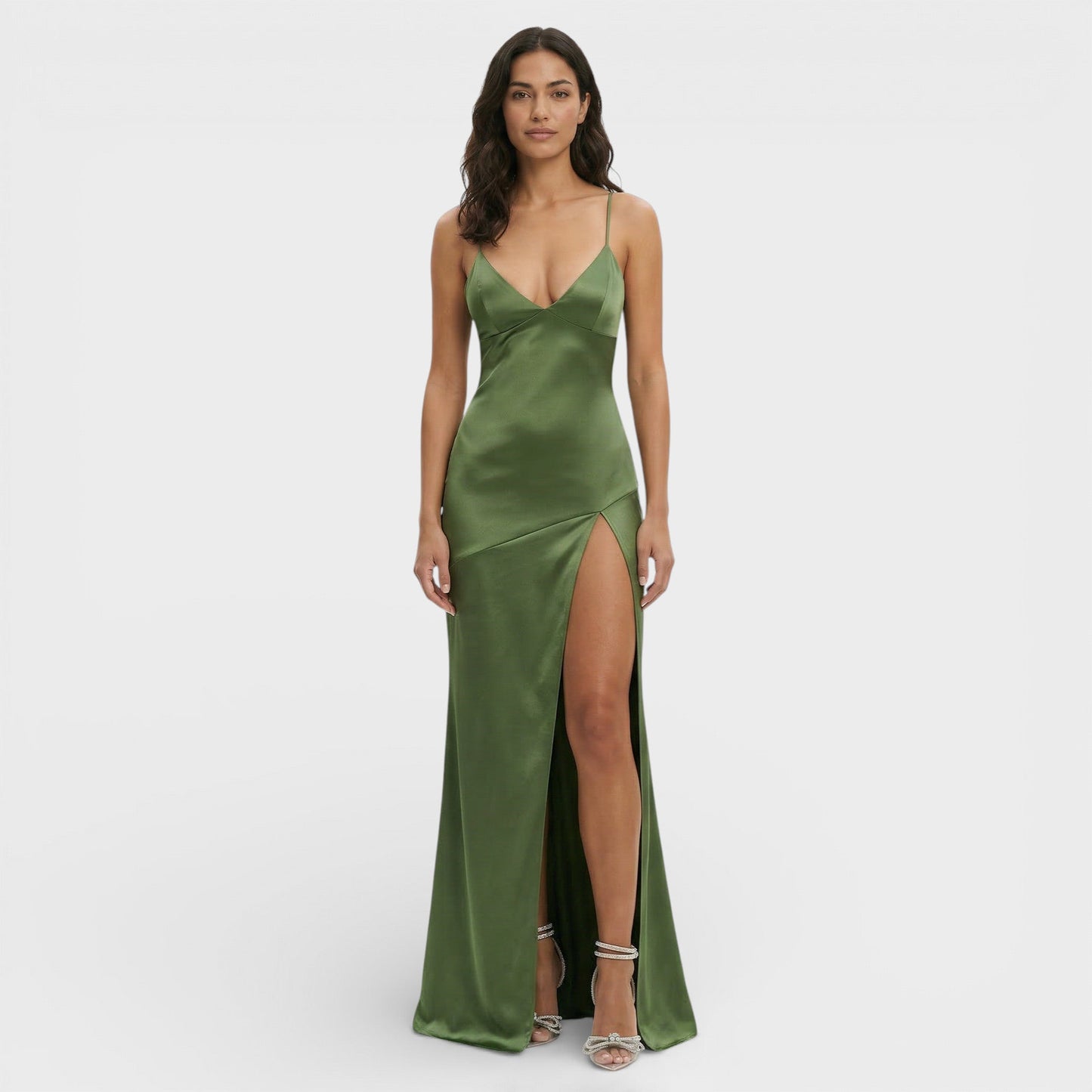 Abito maxi Spacco Elegante donna