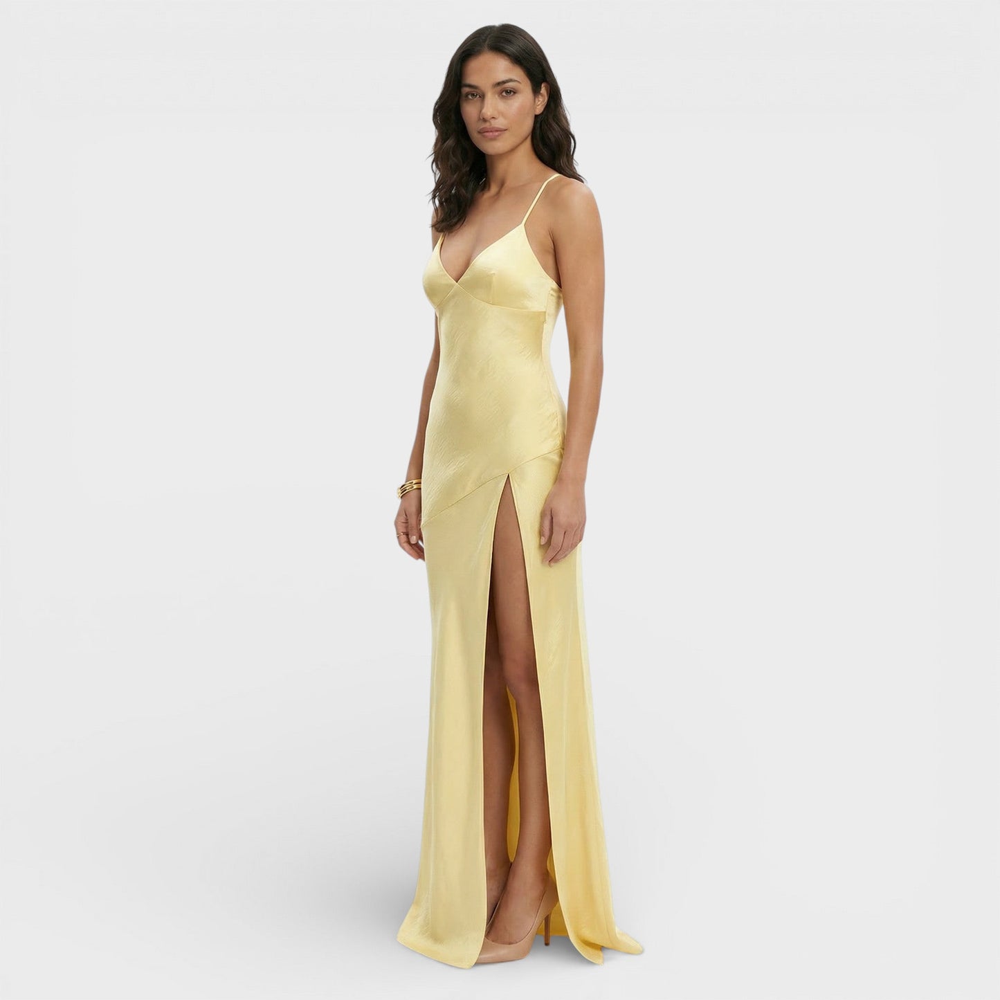 Abito maxi Spacco Elegante donna
