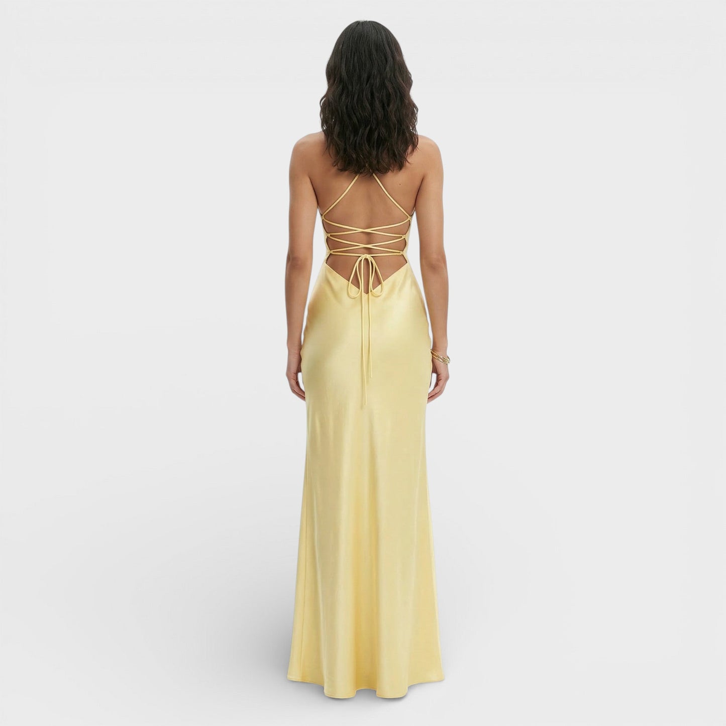 Abito maxi Spacco Elegante donna