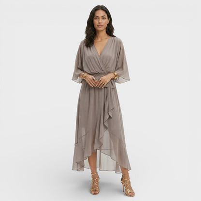 Abito Scollo Pico donna Elegante
