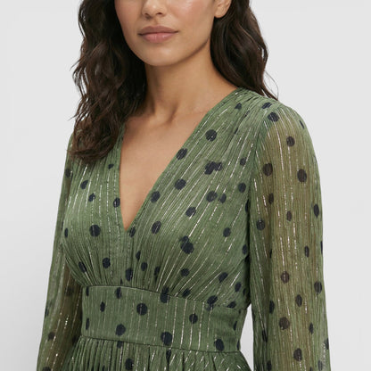 Abito maxi Boho Scollo Pico