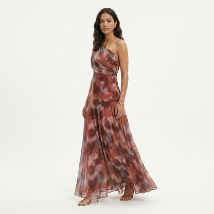 Abito lungo Elegante Monospalla