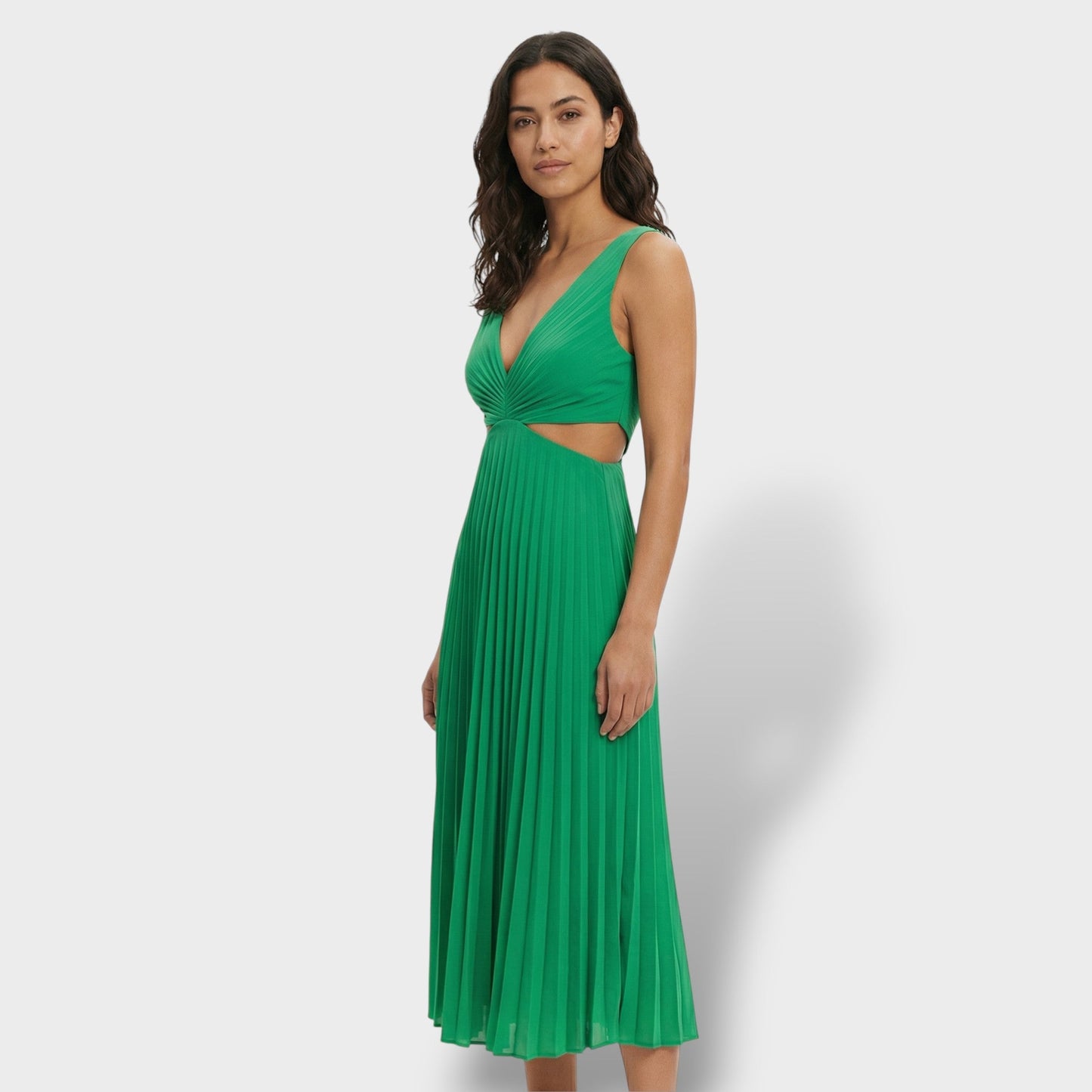 Abito midi Plissettato Elegante donna