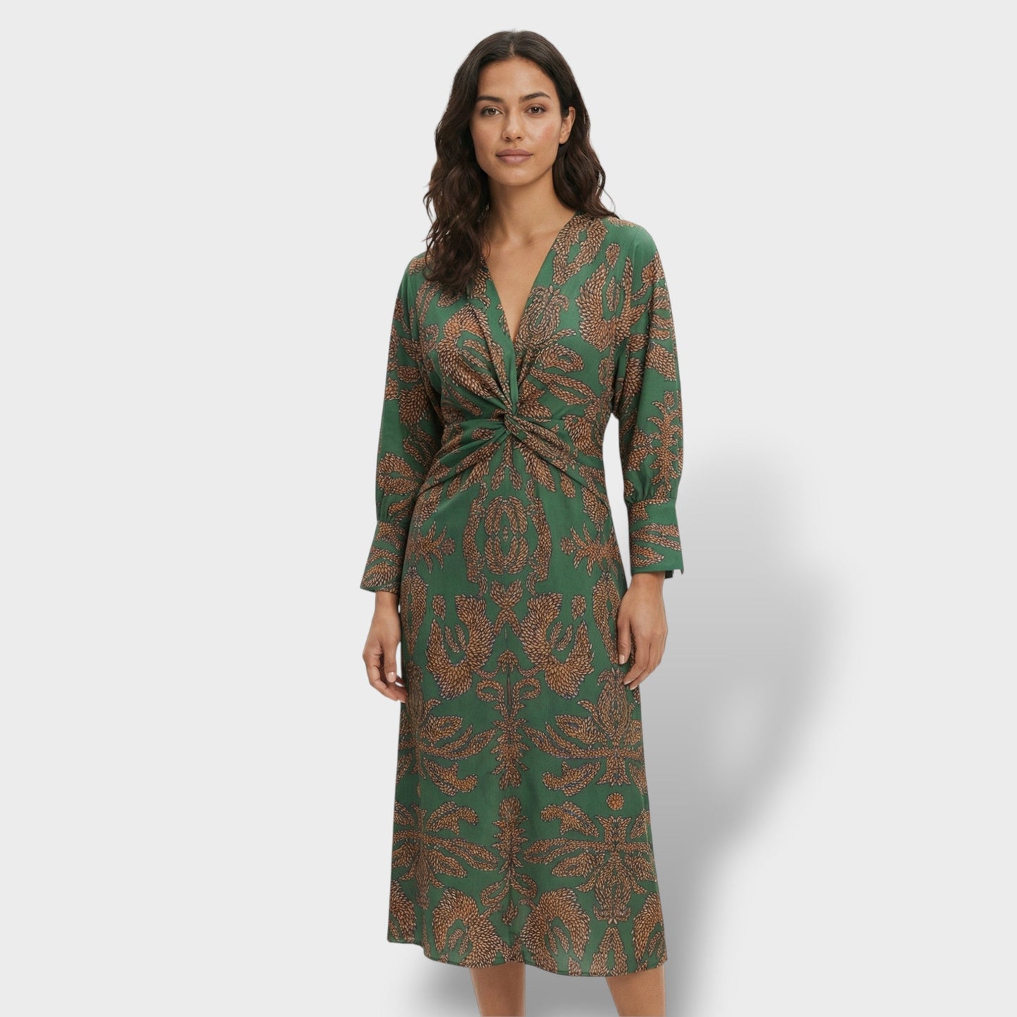 Abito midi Floreale Elegante donna