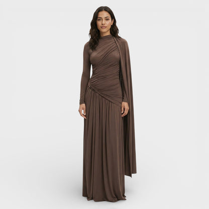 Abito lungo Elegante Plissettato