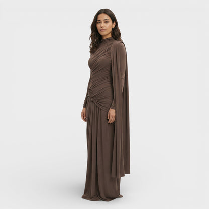 Abito lungo Elegante Plissettato
