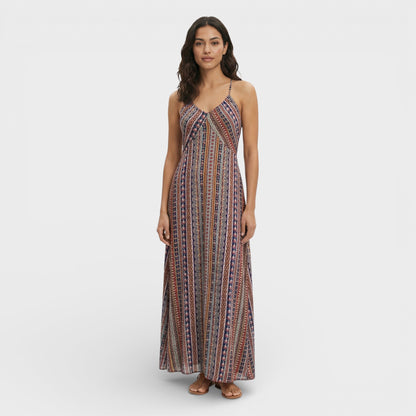Abito lungo Boho Stampa etnico