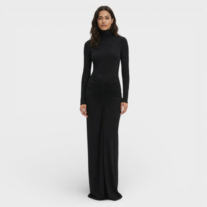 Abito lungo Arricciato Elegante donna