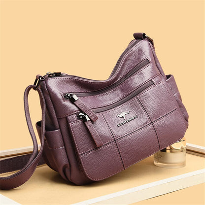 Evangeline | Borsa a Tracolla con Design Multistrato