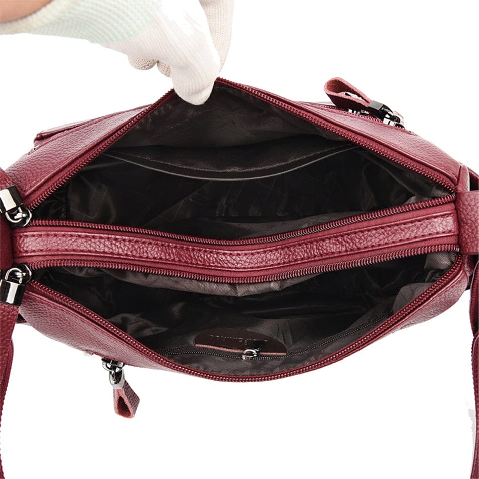 Evangeline | Borsa a Tracolla con Design Multistrato