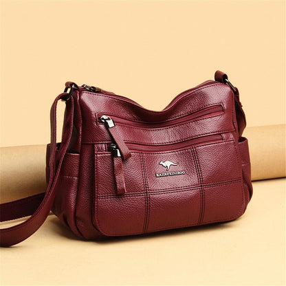 Evangeline | Borsa a Tracolla con Design Multistrato