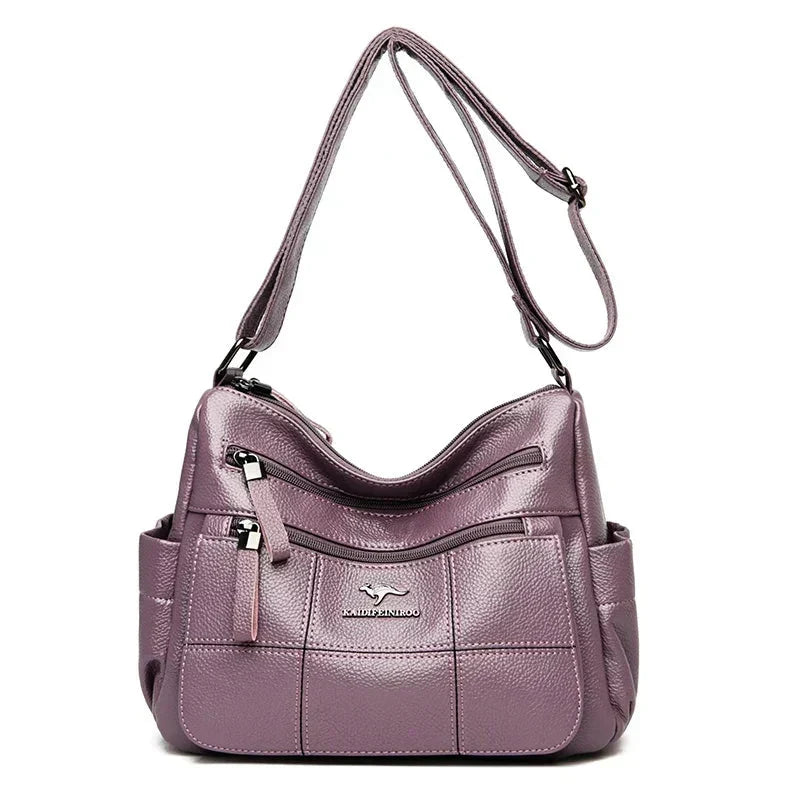 Evangeline | Borsa a Tracolla con Design Multistrato