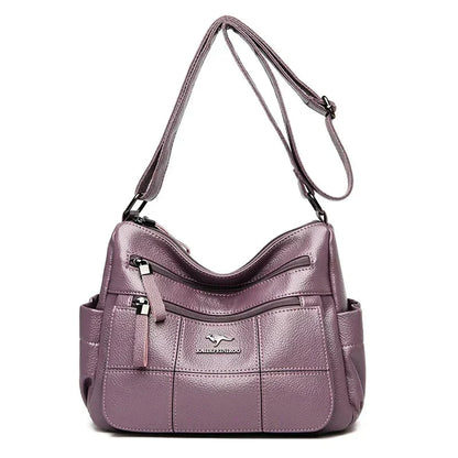Evangeline | Borsa a Tracolla con Design Multistrato