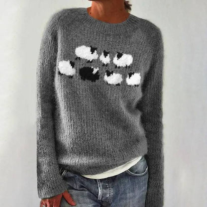 Lina | Maglione con dolce motivo pecora