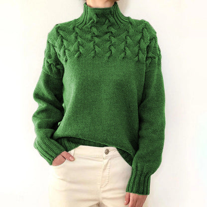 Elena | Maglione a collo alto in lana
