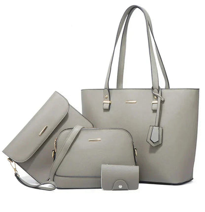 Ashby | Set borsa a mano e tracolla di pelle versatile di 3 Pezzi