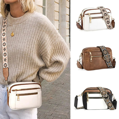 Nylah – Borsa Crossbody con Tracolle Colorate