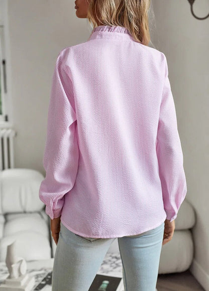 Grace – Blusa con bottoni e Volant
