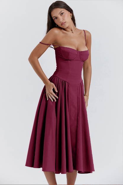 Elara | Abito Estivo Corsé Elegante