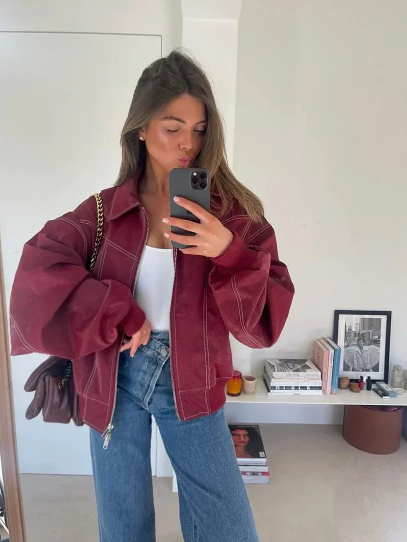 Giacca Oversize di Contraste - Vendita Limitata