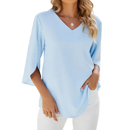 CARA - Blusa di collo a V