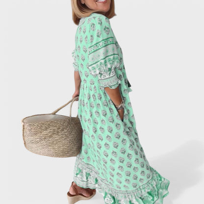 Marlena | Abito con scollo a V e Silhouette in A
