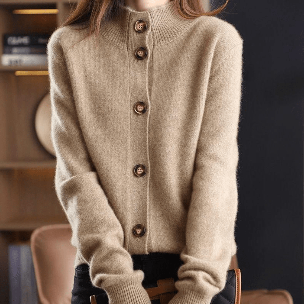 Annie™ | Gilet in cachemire Tessuto