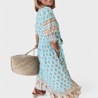 Marlena | Abito con scollo a V e Silhouette in A