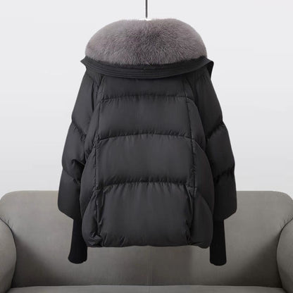 Aurora™ | Giacca glam in vera piuma