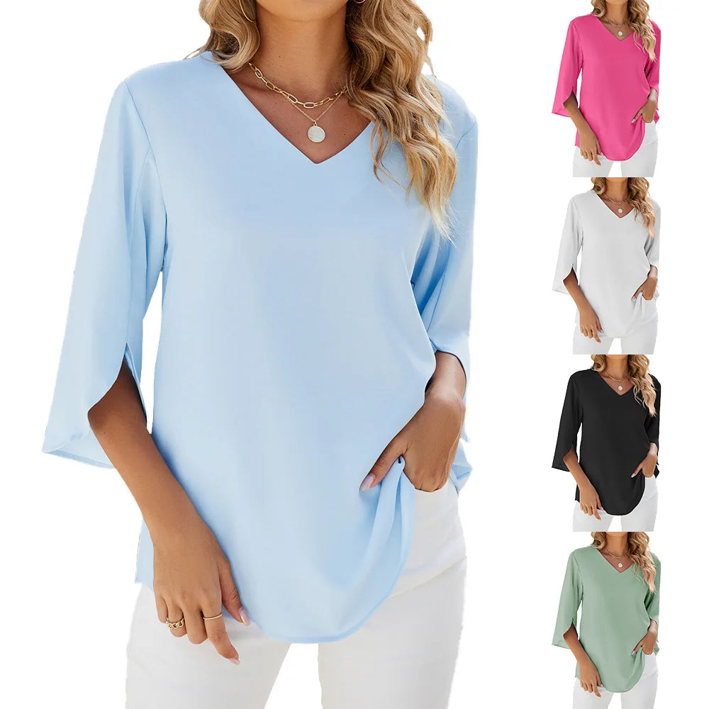 CARA - Blusa in V
