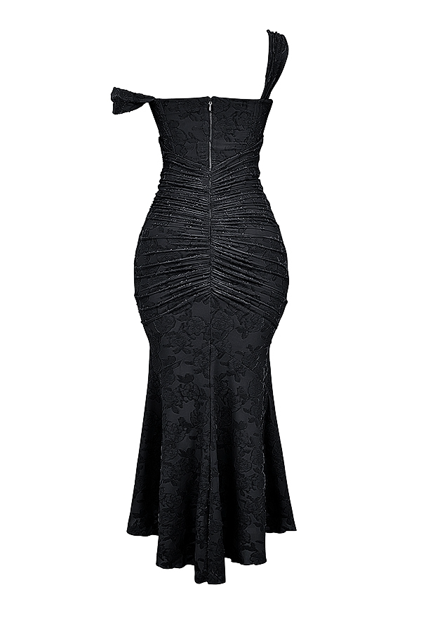 Dove - Abito Maxi di Pizzo Elegante e Aderente