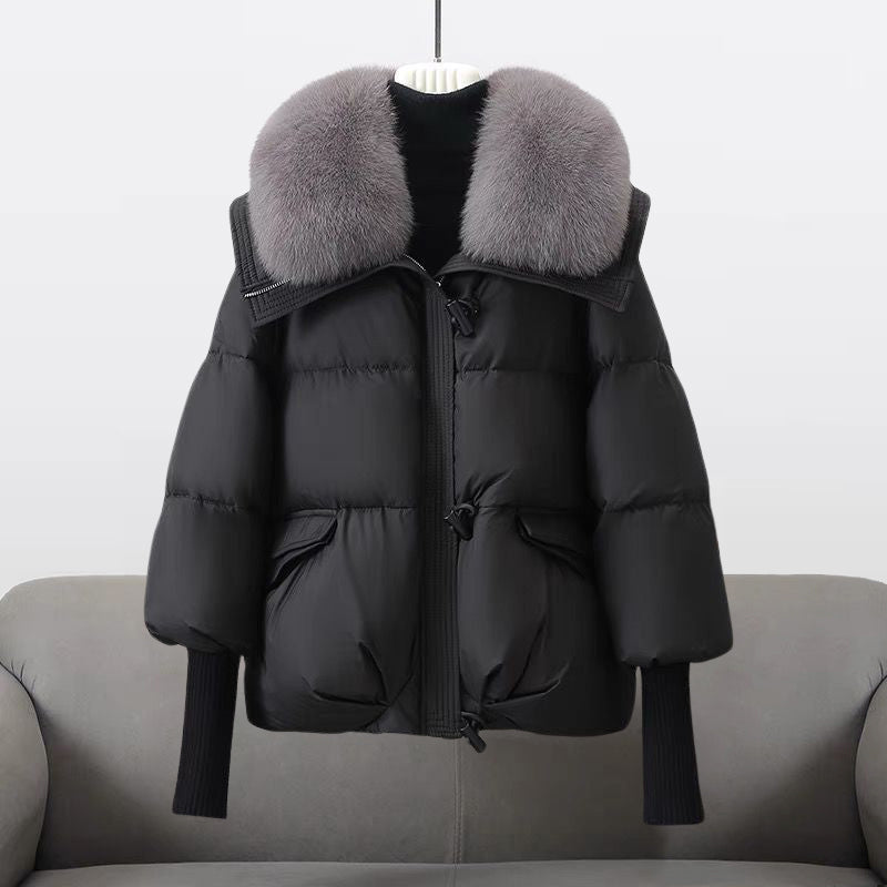 Aurora™ | Giacca glam in vera piuma