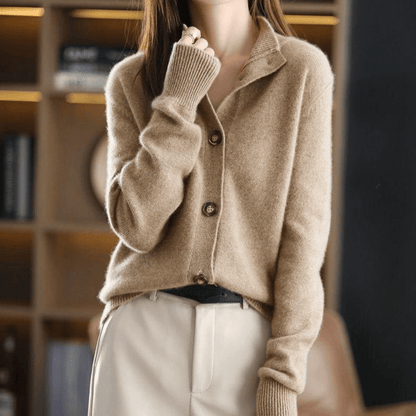 Anny | Lussuoso Cardigan in cachemire lavorato