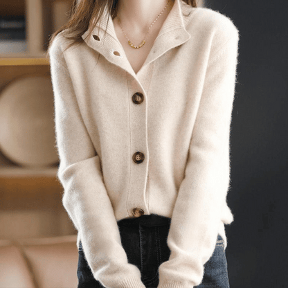 Anny | Lussuoso Cardigan in cachemire lavorato