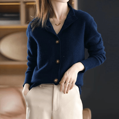 Annie™ | Gilet in cachemire Tessuto