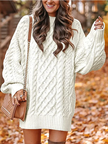 Chloé – Abito di Maglione Trenzado