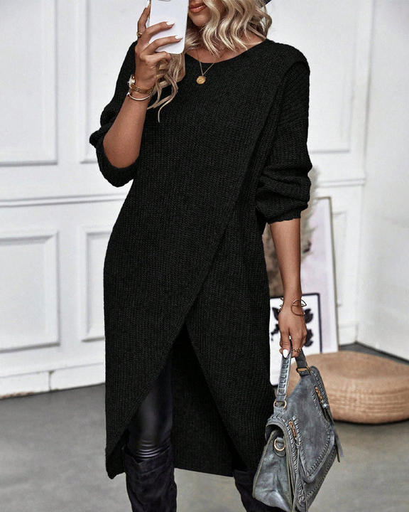 Grace | Abito maglione in maglia con effetto coprente sull'addome