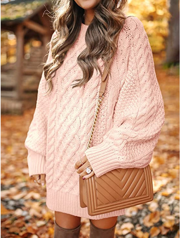 Chloé – Abito di Maglione Trenzado