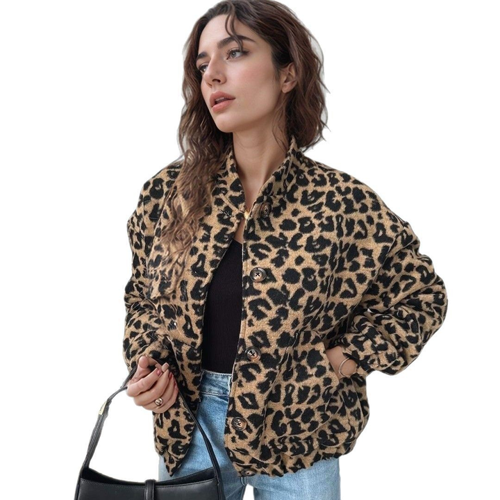 Elodie | Giacca di stampa leopardata Elegante