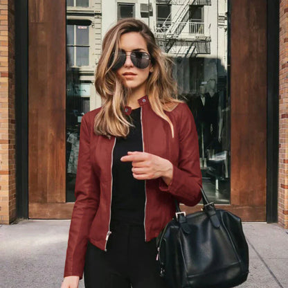 Sophia - Giacca in pelle Italiana