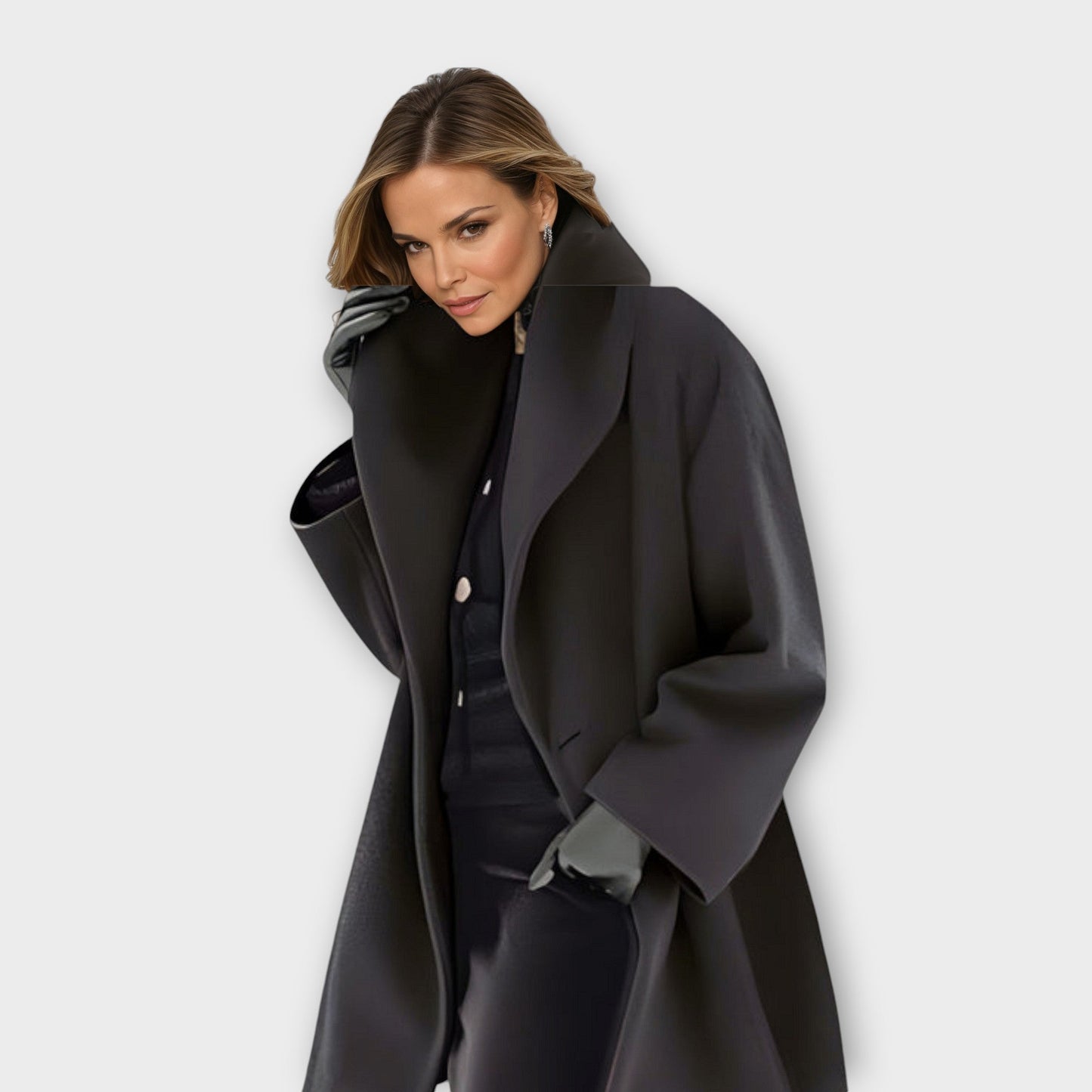 Emma™ | Giacca in lana di Lusso a Prova di Vento