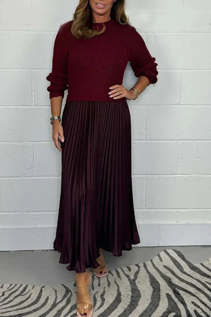 Claire | Elegante abito maglione 2 in 1