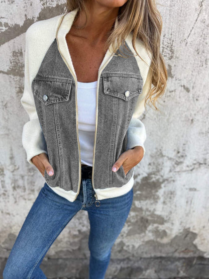 Audrey - Giacca in denim Classica e versatile