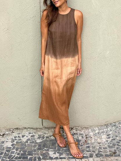 Lysette - Abito Maxi Stampato Elegante