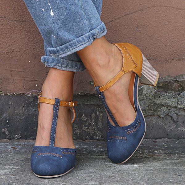 Clarina - Scarpe con tacco bloque elegante