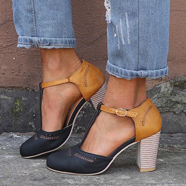 Clarina - Scarpe eleganti con tacco a blocco