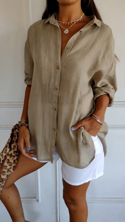 Sasha | Camicia elegante con Stile Plissettato